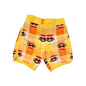 Paul Frank Yellow Plaid Board Shorts Size 12mo